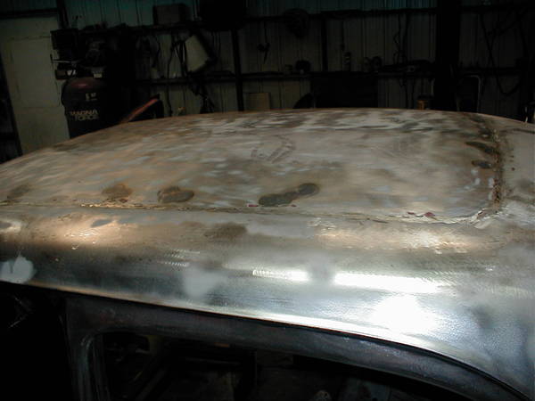 1936 ford roof fill