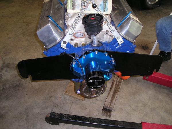 Front engine plate and Meizer pump