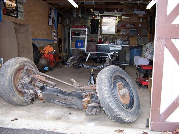 Old Suspension removed