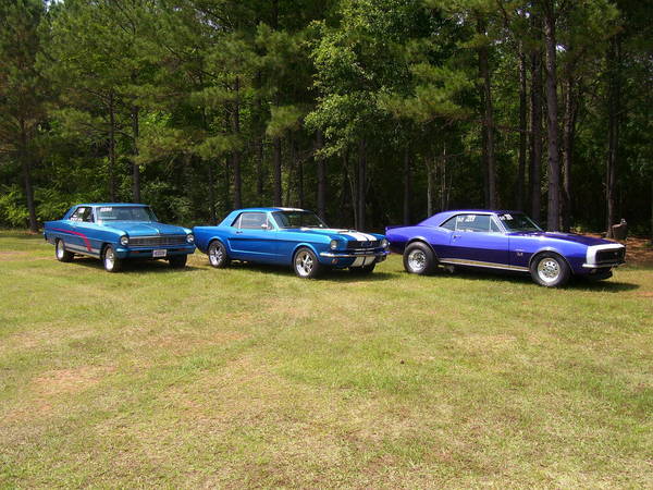66 Nova, 66 Mustang, 67 Camaro