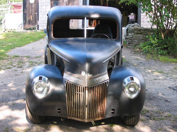 40 pickup with hood cut out