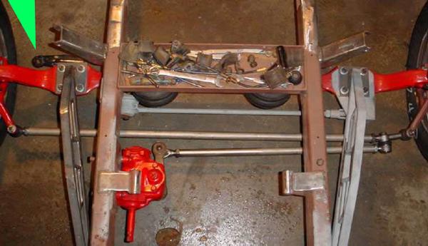 DOM tubing steering rods