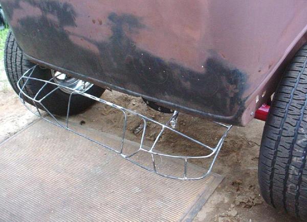 Wire forming a rear apron from SCRATCH