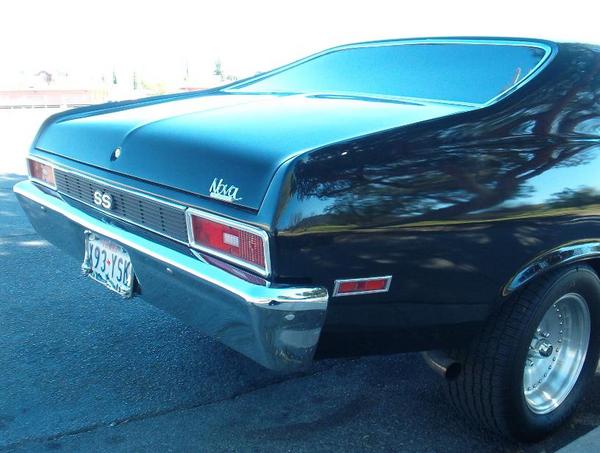 70 nova rear view