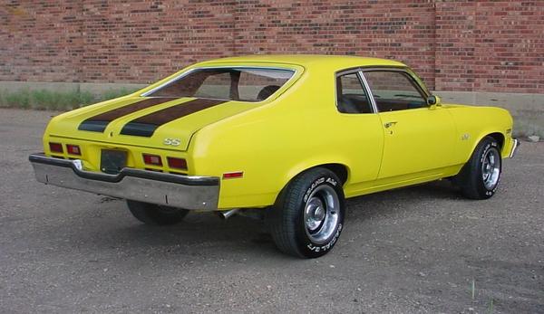 1973 Nova SS rear quarter