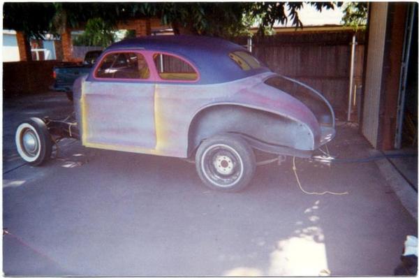 '42 when getting paint