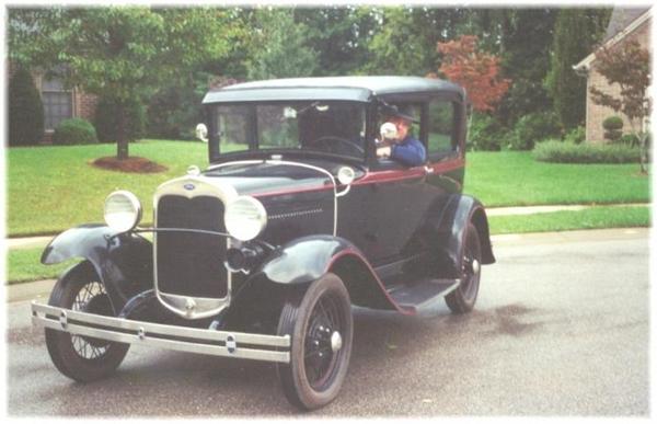 The stock Model A tudor