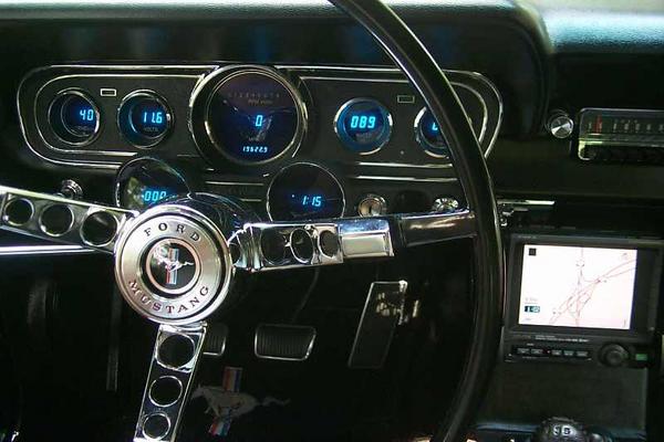 Digital Dash Showing GPS