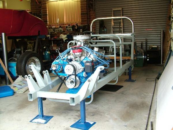 Early photos of the chassis