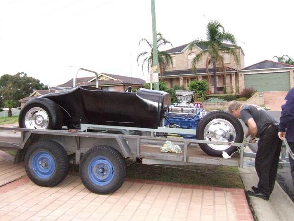 On the way to the show