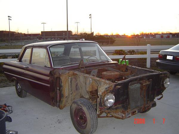 PS Fender and hood gone