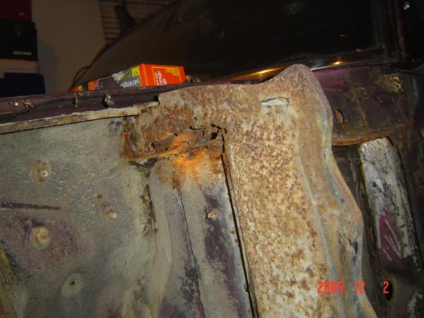 Behind driver side fender 2