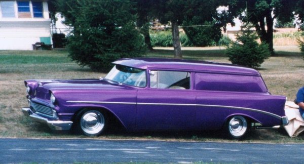 Bill's 56 Chev Sedan Del.