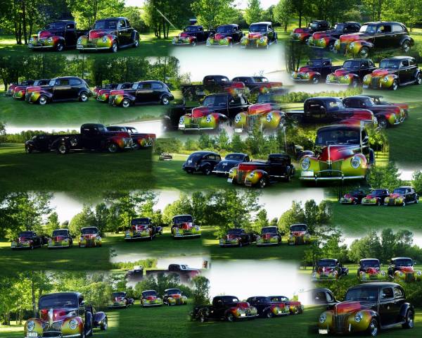 1940 Fords Group Shot