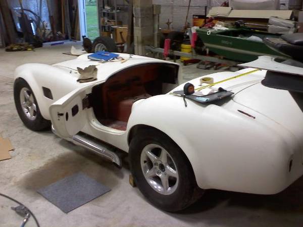 My '66 Cobra: Door opens 25"