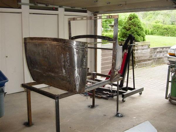 Initial bodywork on cab-1