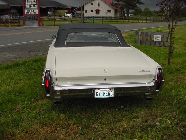 1967 Merc rear end shot
