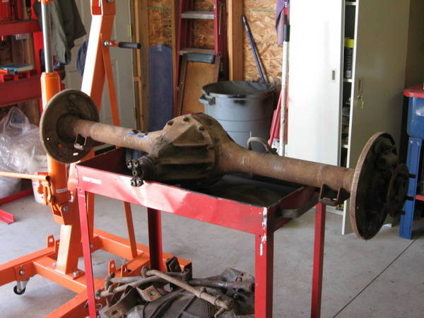 55 Ford Hotrod begins to take shape