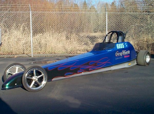 Flames for the Dragster