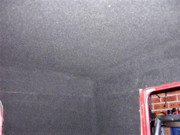 autofelt used in corner