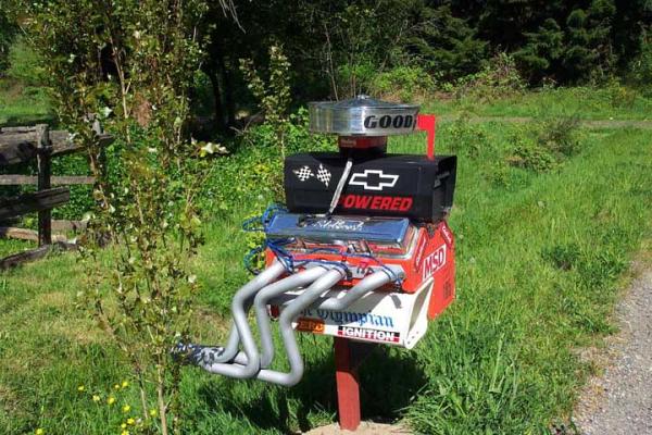 Chevy Powered Mailbox
