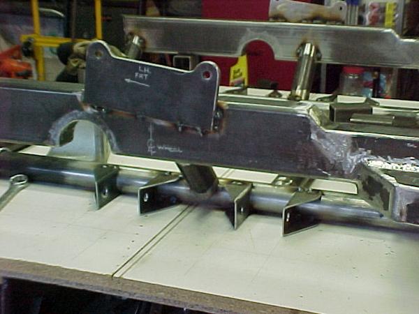 LH Side UCA plate and LCA brackets