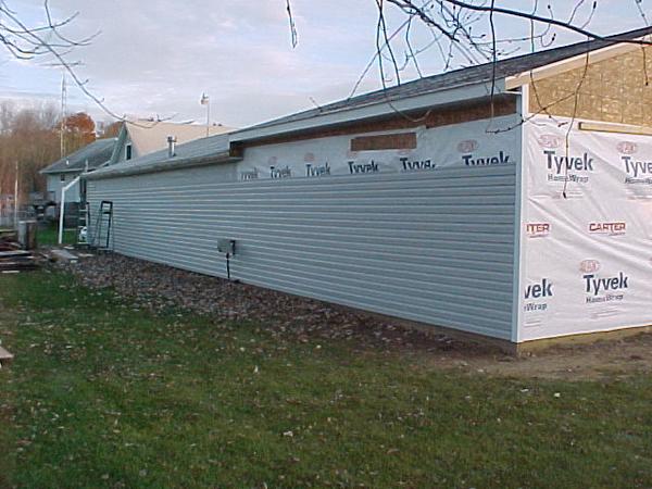 Barn-siding started