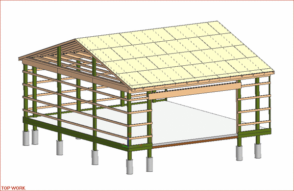 Barn addition-30 x 26 x 10