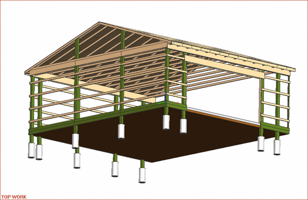 Barn addition-30 x 26 x 10