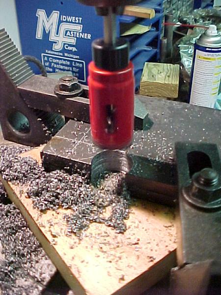 Making the cross shaft plates