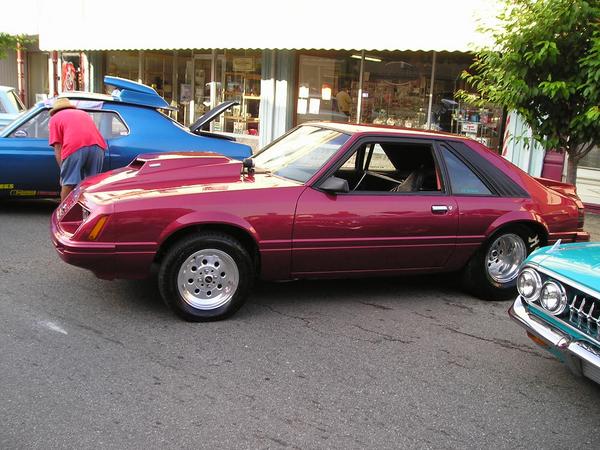 83 Mustang at a local Cruis-In