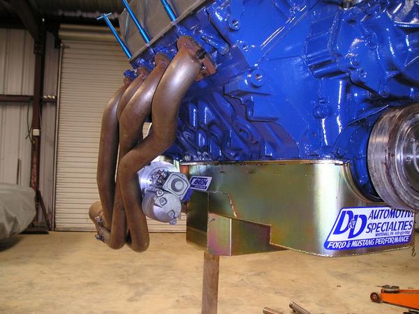 Starter & Header Clearance