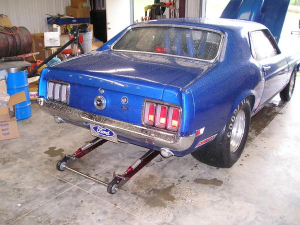 1970 Mustang Rear View