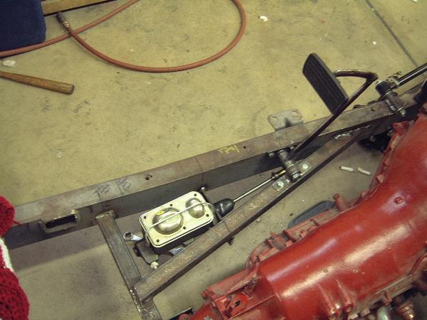 brake pedal & m.cyl installed