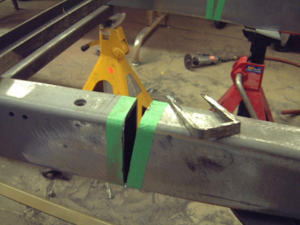 rt rail after pie cut