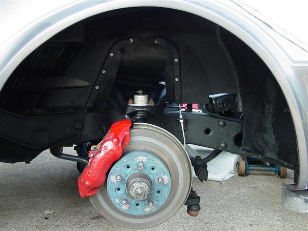 front wheel well Corvette 2