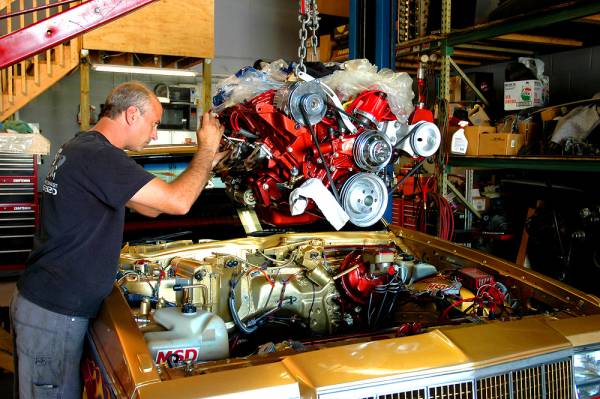 Supercharged Buick - Installing the 7.7 Liter Engine