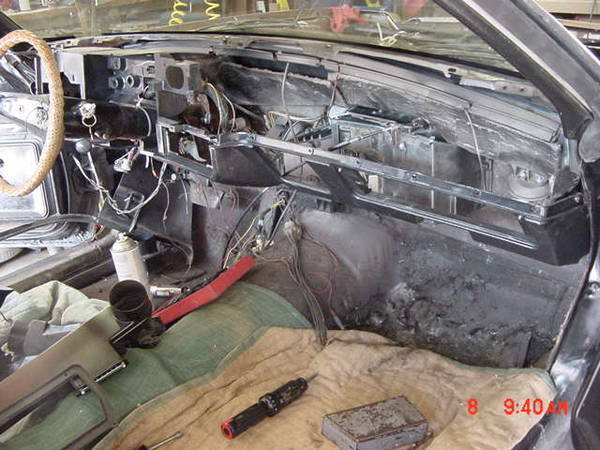 The start of a make over.