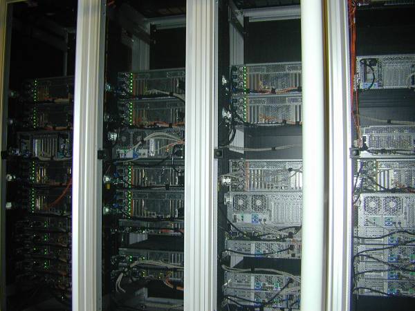 Green LEDs happy computers