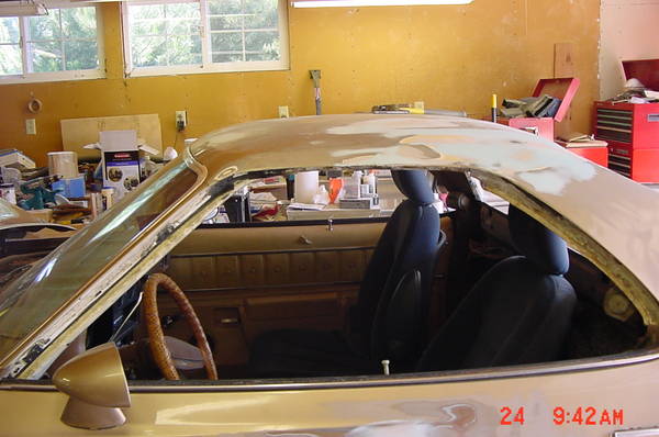 The start of a make over.