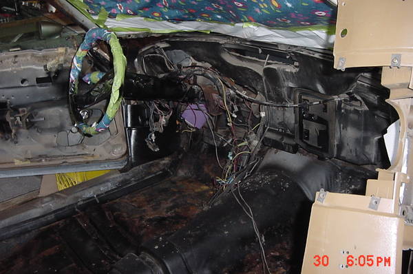 The start of a make over.