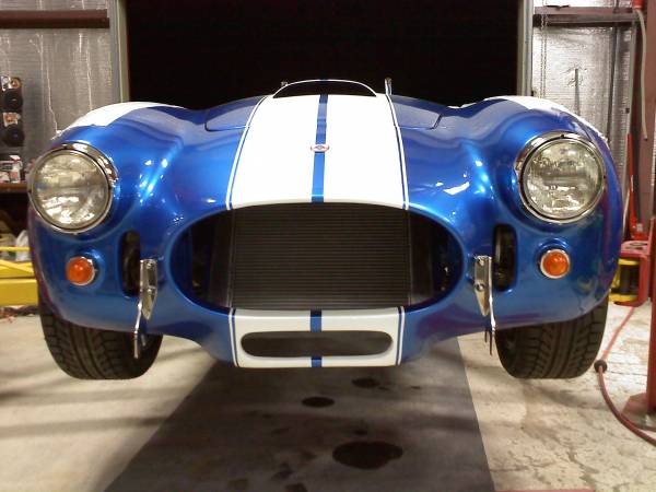 Cobra front view with lights