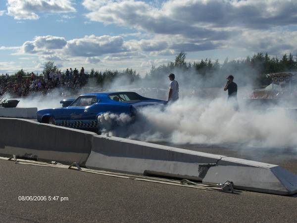 Warming up the tires