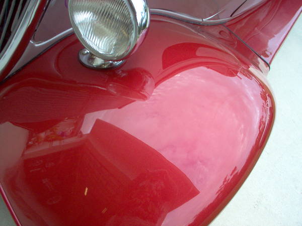 1934 Ford Tudor pinstrip and Tweed