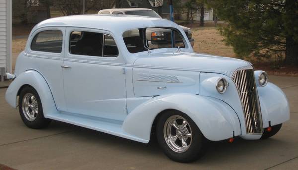 My wife's 1937 Chevy Sedan
