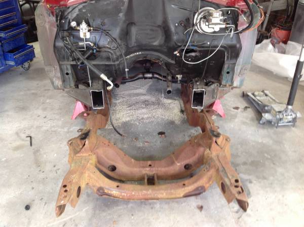 Changing out frame stub