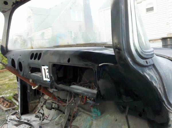 installation dashboard passenger side