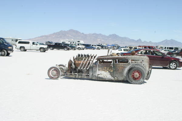 Rat rod on the salt - Speedweek 2007