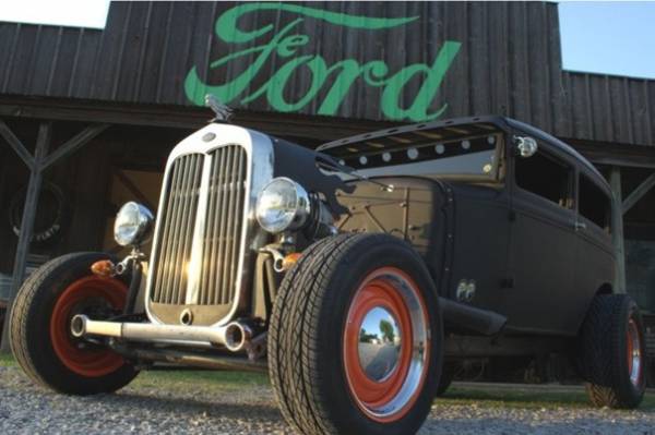 1930 Model A Tudor Front View