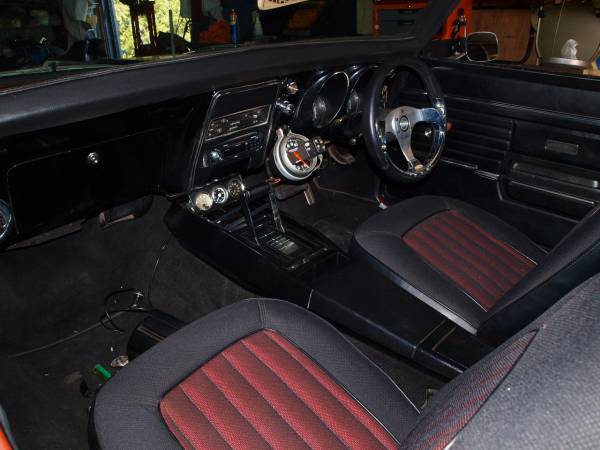Mank's new 68 Camaro interior